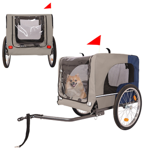 <span class=keywords><strong>Remolque</strong></span> <span class=keywords><strong>de</strong></span> Bicicleta para Mascotas con Diseño Plegable y Arnés <span class=keywords><strong>de</strong></span> Seguridad - Product Image 1