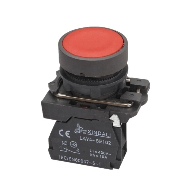LAY4-EA42 Industrial Plastic Spring Return Switch 22mm Control Push Button 10A 220V