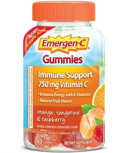 Bueno para la salud Gummy Vitamins C Cuidado de la piel para adultos Vitamin C Gummy para la piel Gummy Vitamins Suplemento a granel