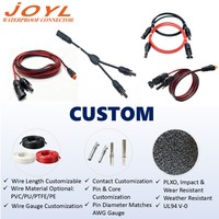 Câble de raccordement solaire en Y JOYL MC4L 1 à 2, 30A IP67, broche creuse 6mm² pour câblage parallèle de panneaux solaires pour réseau photovoltaïque
