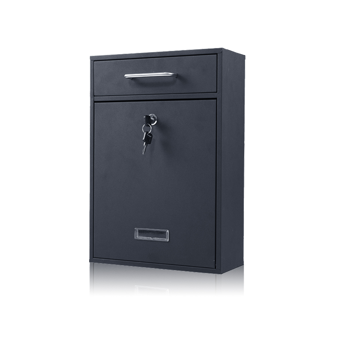 Металлический почтовый ящик в американском стиле для продажи, стальной наружный настенный водонепроницаемый почтовый ящик с надписью