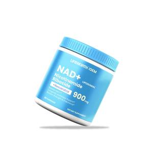 Capsules Lifeworth Private Label NAD+Resveratrol Antioxydant certifiées HACCP GMP pour adultes, soutien immunitaire, amélioration de la mémoire et du sommeil - Product Image 1