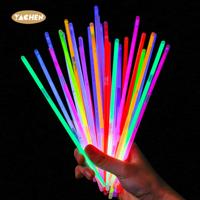 Bracelets lumineux YACHEN 50 pièces avec connecteurs, accessoires de fête néon, décorations pour Halloween, danse, mariage, anniversaire