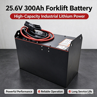 Batterie au phosphate de fer et de lithium (LiFePO4) sans entretien 25,6 V 300 Ah/400 Ah, haute capacité, longue durée de vie, pour chariot élévateur électrique