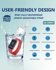 Reloj con Sistema de Llamada Inalámbrico para Cuidadores, con Botones de Llamada SOS y Cordón, para Residencias de Ancianos, Clínicas y Hospitales - Product Image 6