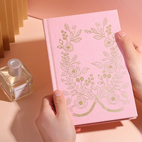 Carnet de notes spirale personnalisé en gros, avec logo estampé à chaud or, ligné, pour écriture créative, taille personnalisable