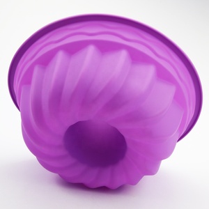 Molde de silicona para pastel de gasa, molde redondo <span class=keywords><strong>Savarin</strong></span> antiadherente, moldes para pastel de gasa para hornear en casa - Product Image 3