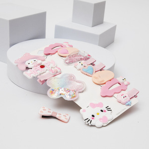 ชุดกิ๊บติดผมผ้า 14 ชิ้น สไตล์การ์ตูน<span class=keywords><strong>น</strong></span>่ารักแบบสาวเกาหลี  ขายส่ง จัดส่ง<span class=keywords><strong>ฟรี</strong></span> วัสดุพลาสติก - Product Image 4