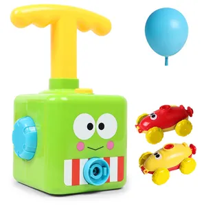 Newest Design Launcher Balloon Powered Car Toy Set For Kids Air Power Car Educational Toys