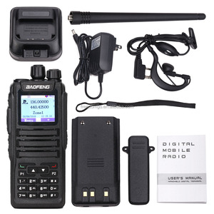 Radio Bidireccional Portátil Digital DMR BFDM-1701 de 5W UHF VHF, Resistente al Agua IPX-1, Alcance de 0-5km - Product Image 5