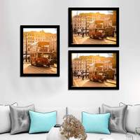 Cadre photo en bois noir moderne simple pour la décoration intérieure pour café escalier couloir allée mur décor mural Photo affiche cadre