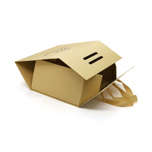 Custom Logo Eco-Friendly Recyclable Luxury Gold Rigid <b>Gift</b> <b>Box</b> with Magnetic Closure Matte Finish & Offset Printing - Product Image 5
