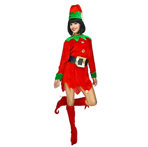 Conjunto <span class=keywords><strong>de</strong></span> Disfraces <span class=keywords><strong>de</strong></span> Duendes Navideños Luolan - Traje Unisex para Adultos con Sombrero, Cinturón y Botas para Baile <span class=keywords><strong>de</strong></span> Máscaras y Fiesta <span class=keywords><strong>de</strong></span> Año Nuevo - Product Image 5
