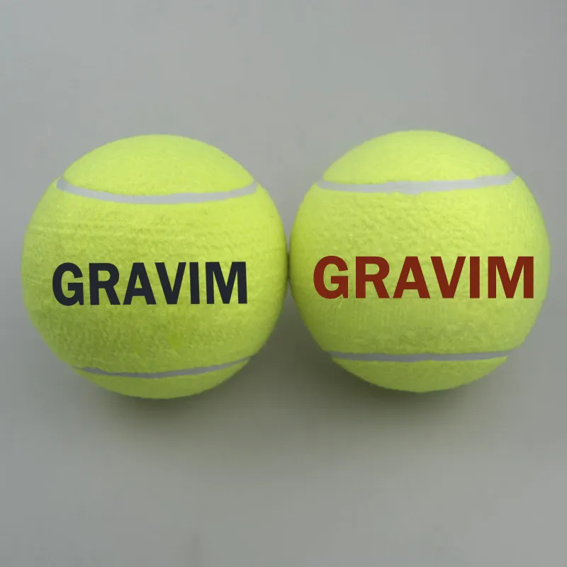 Большой фирменный теннисный мяч с печатным логотипом 9,5 дюймов