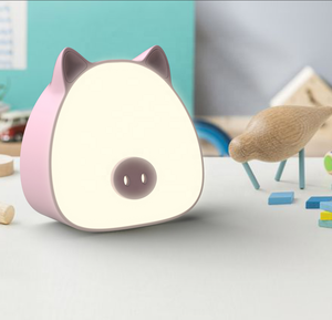 โคมไฟกลางคืน LED เปลี่ยนสีได้สำหรับเด็กโคมไฟข้างเตียงรูปหมูน่ารักชาร์จไฟได้ผ่าน USB - Product Image 2