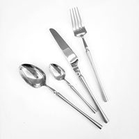Nouveaux Arrivants Couverts De Mariage De Luxe Taille Mince En Acier Inoxydable Couverts Couverts Couverts