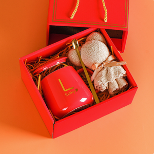 Juego <span class=keywords><strong>de</strong></span> Regalo <span class=keywords><strong>de</strong></span> Tazas <span class=keywords><strong>de</strong></span> Cerámica al por Mayor con Toalla y <span class=keywords><strong>Oso</strong></span> <span class=keywords><strong>de</strong></span> Peluche |   Caja para Tazas <span class=keywords><strong>de</strong></span> <span class=keywords><strong>Café</strong></span> con Logotipo Personalizado para Bodas, Cumpleaños y Promociones - Product Image 5