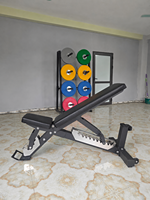 Banc de musculation réglable SK Commercial, multi-angles, inclinable, déclinable, plat, pour la musculation en salle de sport