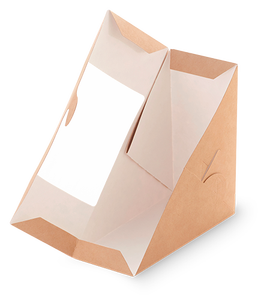 Vente en gros de boîtes à sandwich jetables OSQ blanches, emballage de 60 unités, réchauffables au micro-ondes, pour supermarchés et plats à emporter, avec logo personnalisé - Product Image 2