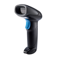 Scanner de codes-barres 2D filaire haute précision pour codes barres froissés, endommagés ou mal imprimés, destiné aux industries de la logistique et de l'entreposage.