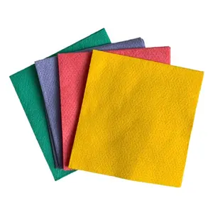 Household cleaning use needle punched nonwoven fabric perforated viscose napkins