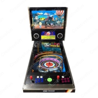 Flipper de jeu Flipper de 43 pouces 60Hz de qualité supérieure Machine d'arcade de flipper virtuel à pièces avec panneau de manette et boule de commande