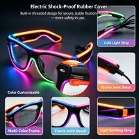 Lumières LED en forme de riz multicolores personnalisables, nouveau style, pour Halloween, Noël, soirées dansantes, festivals