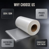 Film laminé PA+PE 70 microns de qualité alimentaire, résistant aux perforations et aux basses températures, largeur 16 cm, longueur OEM pour l'étanchéité des emballages flexibles