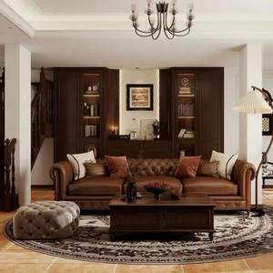 Customized Dining Cabinet in <b>Coffee</b> Color Medieval-Style TV <b>Stand</b> for Living Room Furniture for Hotels and Apartments - Product Image 1