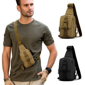 Borsa Tattica da Petto, Zaino da <span class=keywords><strong>Trekking</strong></span>, Borsa Sportiva EDC, Borsa a Tracolla, Marsupio Tattico per Escursionismo, Ciclismo, Campeggio - Product Image 1