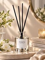 Ensemble de flacons diffuseurs en verre de luxe 100ml 150ml 200ml avec bouchon