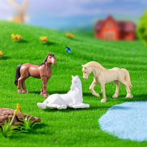 <span class=keywords><strong>Miniatura</strong></span> de Caballo/Pony para Paisajismo en <span class=keywords><strong>Miniatura</strong></span>, Decoración DIY para Jardinería, Adorno Ecológico para Botella - Product Image 3
