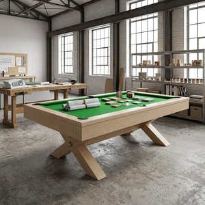 Mesa de <span class=keywords><strong>Billar</strong></span> Americana Moderna de 7 Pies con Pizarra de Pizarra, Tapizada en Cuero y Goma, Económica, para Uso Comercial en Interiores, para el Hogar y Negocios - Product Image 3