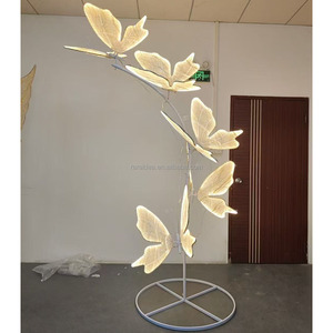 Decorazioni <span class=keywords><strong>per</strong></span> Feste, Luci LED a Forma di Farfalla, Arco e Sfondo a LED <span class=keywords><strong>per</strong></span> Decorazioni Matrimoniali e da Giardino - Product Image 5