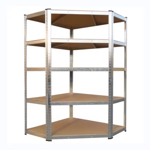 Étagère de rangement sans boulons, installation facile, réglable, 5 niveaux, en acier, personnalisable, étagère d'<span class=keywords><strong>angle</strong></span> pour <span class=keywords><strong>atelier</strong></span> - Product Image 1