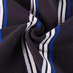 2019 Venta caliente teñido de hilo 95 algodón 5 spandex tejido interlock 2*2 tela de costilla para camisas de polo - Product Image 4