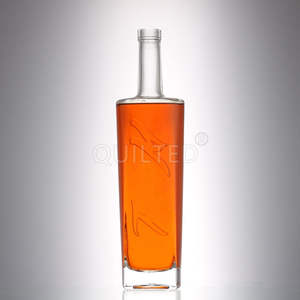 Bouteilles en verre de 750ml avec bouchon en liège Alcool bon marché Vodka Brandy Gin Rum Whisky Spirit - Product Image 4