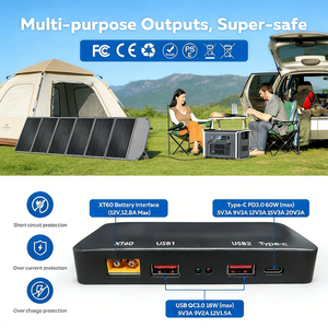Panneau solaire monocristallin pliable ALECTER 200W/600W, haute efficacité, étanche IP65, pour station d'alimentation, camping, camping-car - Product Image 5