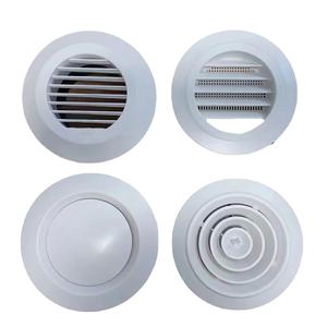 Couvercle de <span class=keywords><strong>grille</strong></span> d'aération réglable rond <span class=keywords><strong>Grille</strong></span> d'aération interne <span class=keywords><strong>Grille</strong></span> de filtre intégrée Couvercle d'évent en plastique ABS - Product Image 3