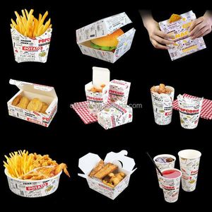 Eco-friendly Biodegradable Disposable Kraft Paper Mailer <b>Boxes</b> <b>Foldable</b> with Handle Custom Print Logo for Food Takeout - Product Image 3