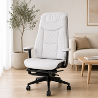 Silla de Oficina Ergonómica Eléctrica Reclinable con Masajeador, Silla de Escritorio Portátil para Computadora, Estación de Trabajo Corporal para Oficina en Casa
