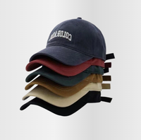 Casquette Oxford brodée alphabet rétro de luxe pour femme, style japonais, automne/hiver, pour sports de plein air