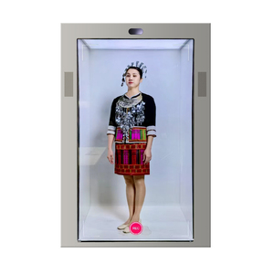 Écran tactile LCD transparent 3D de 86 pouces, taille humaine, pour la publicité, ZXTS86, écran transparent - Product Image 3