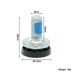 Tornillos de Eje para Pedalier de Bicicleta, Tornillos de Biela <span class=keywords><strong>Alan</strong></span> para Bicicleta de Montaña y Carretera, Tornillos M8 para Pedalier, Accesorios y Piezas de Ciclismo - Product Image 2