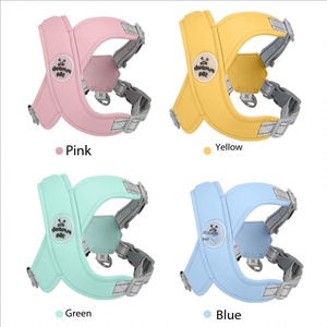Arnés y Correa Acolchados Reflectantes para Perro, con Cierre <span class=keywords><strong>de</strong></span> Botón, Anti-Escape, para Bulldog Francés/Shiba Inu Pequeño, Venta al Por Mayor - Product Image 6