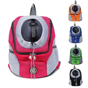 Zaino portatile traspirante per trasportino per animali domestici Best Seller di fabbrica per cani e gatti borsa reversibile per animali domestici a mani libere