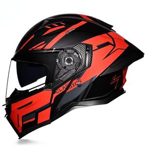 Casque de <span class=keywords><strong>moto</strong></span> personnalisé à visière relevable, double visière, <span class=keywords><strong>protection</strong></span> contre les chocs EPS, vente en gros d'usine, Casco <span class=keywords><strong>Moto</strong></span> - Product Image 2