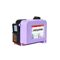 Mini imprimante à jet d'encre manuelle portable, tête d'impression DX5, imprimante d'étiquettes / Connectivité USB, design portable, matériau flexible