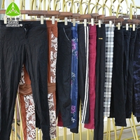 Leggings d'hiver en gros mélangés de haute qualité Guangzhou vêtements Vintage bas prix balles de coton à col haut propres d'occasion