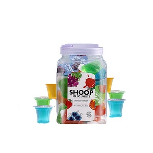 Coups de gelée <span class=keywords><strong>Jell</strong></span>-<span class=keywords><strong>o</strong></span> personnalisés fête prêt à manger assortis coups de gélatine en gelée d'alcool naturel vodke - Product Image 2